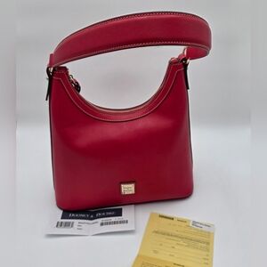 Dooney & Bourke Red Hobo Shoulder Bag